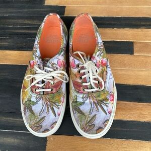 Vans California TB6Q Womens Leaf Pattern Skater Sneaker Shoes Sz 10 L-5